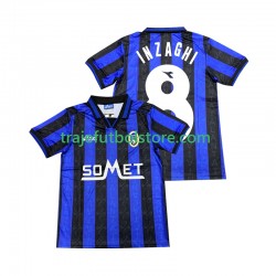 Camiseta 1ª Atalanta INZAGHI 8 1996 1997 Hombre Manga Corta