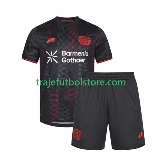 Camiseta 1ª Bayer 04 Leverkusen Niño 2025-2026 Manga Corta