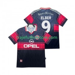 Camiseta 1ª Bayern de Múnich Elber 9 1997 Retro Hombre 1999 Manga Corta