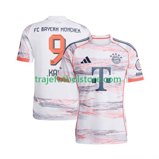 Camiseta 2ª Bayern de Múnich Harry Kane 9 Hombre 2025-2026 Manga Corta