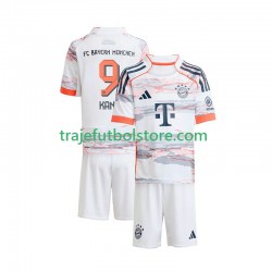 Camiseta 2ª Bayern de Múnich Harry Kane 9 Niño 2025-2026 Manga Corta