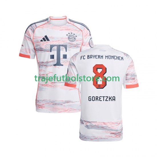 Camiseta 2ª Bayern de Múnich Leon Goretzka 8 Hombre 2025-2026 Manga Corta