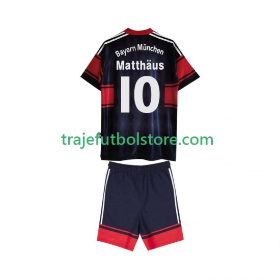 Camiseta 1ª Bayern de Múnich Matthas 10 1997 Retro Niño 1999 Manga Corta