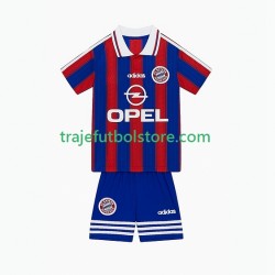 Camiseta 1ª Bayern de Múnich 1995 1997 Retro Niño Manga Corta
