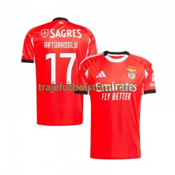Camiseta 1ª Benfica Kerem Akturkoglu 17 Hombre 2025-2026 Manga Corta