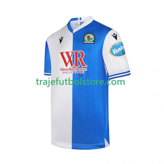 Camiseta 1ª Blackburn Rovers Hombre 2025-2026 Manga Corta
