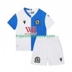 Camiseta 1ª Blackburn Rovers Niño 2025-2026 Manga Corta