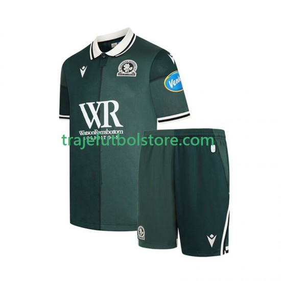 Camiseta 3ª Blackburn Rovers Niño 2025-2026 Manga Corta