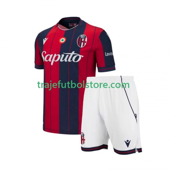 Camiseta 1ª Bologna Niño 2025-2026 Manga Corta