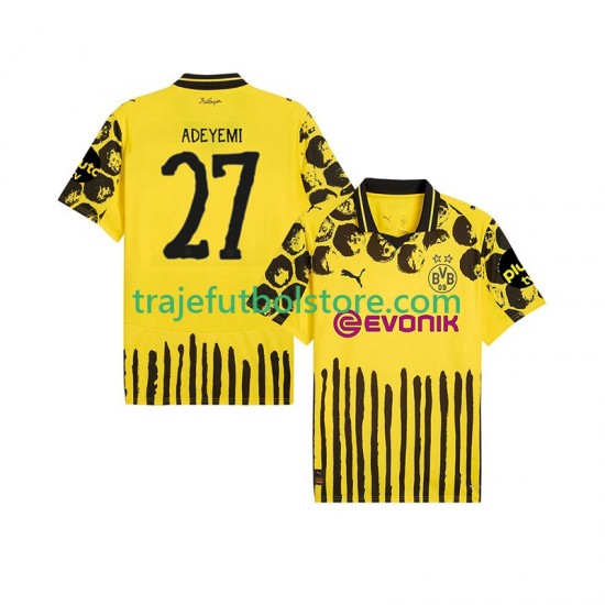 Camiseta 1ª Borussia Dortmund Karim Adeyemi 27 FIFA CWC Hombre 2025 Manga Corta