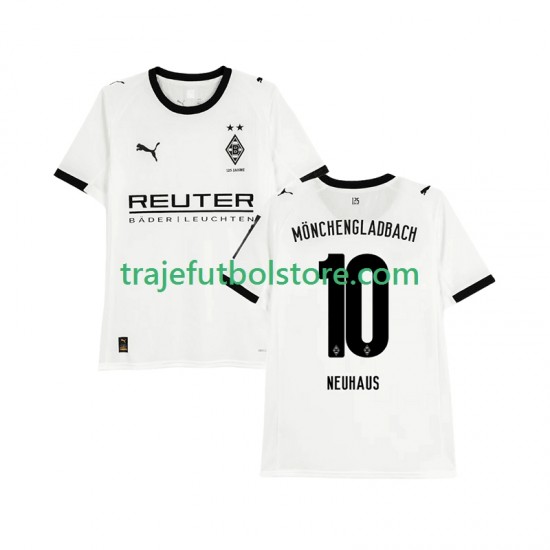 Camiseta 1ª Rusia Bo Monchengladbach Florian Neuhaus 10 Hombre 2025-2026 Manga Corta