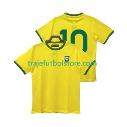 Camiseta 1ª Brasil 10 1970 Retro Hombre Manga Corta