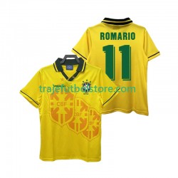 Camiseta 1ª Brasil ROMARIO 11 Retro Hombre 1994 Manga Corta