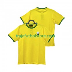 Camiseta 1ª Brasil 1970 Retro Hombre Manga Corta