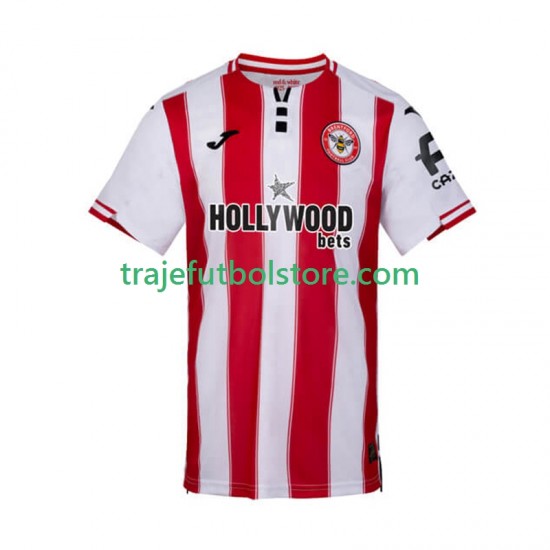 Camiseta 1ª Brentford Hombre 2025-2026 Manga Corta