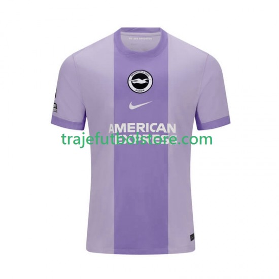 Camiseta 2ª Brighton Hove Albion Hombre 2025-2026 Manga Corta