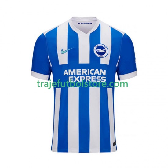 Camiseta 1ª Brighton Hove Albion Hombre 2025-2026 Manga Corta
