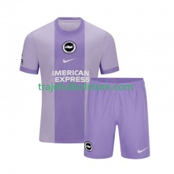 Camiseta 2ª Brighton Hove Albion Niño 2025-2026 Manga Corta