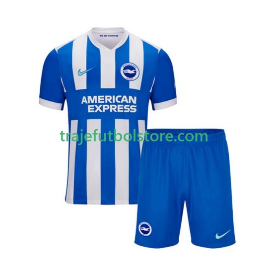 Camiseta 1ª Brighton Hove Albion Niño 2025-2026 Manga Corta