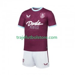 Camiseta 1ª Burnley Niño 2025-2026 Manga Corta