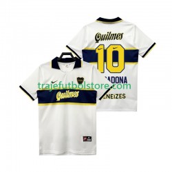 Camiseta 2ª CA Boca Juniors MARADONA 10 1997 Retro Hombre 1998 Manga Corta