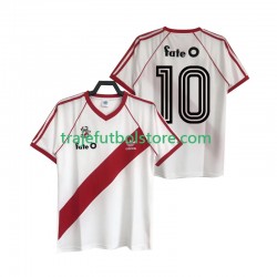 Camiseta 1ª CA River Plate 10 1986 Retro Hombre Manga Corta