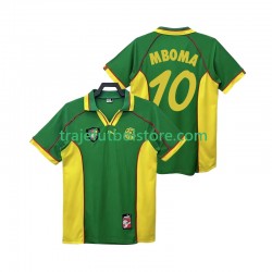 Camiseta 1ª Camerún MBOBA 10 Retro Hombre 1998 Manga Corta