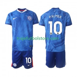 Camiseta 1ª Chelsea Cole Palmer 10 Niño 2025-2026 Manga Corta