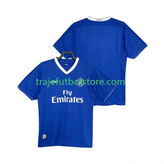 Camiseta 1ª Chelsea 2003 2005 Retro Hombre Manga Corta