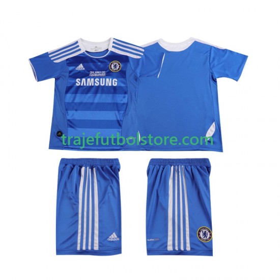 Camiseta 1ª Chelsea 2012 Retro Niño 2011 Manga Corta