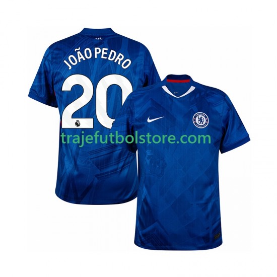Camiseta 1ª Chelsea joao pedro 20 Hombre 2025-2026 Manga Corta