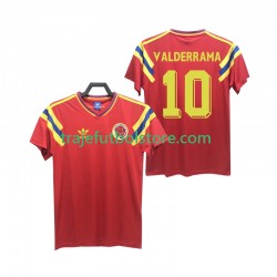 Camiseta 2ª Colombia VALDERRAMA 10 1990 Retro Hombre Manga Corta