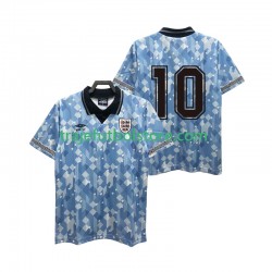 Camiseta 3ª Inglaterra 10 1990 Retro Hombre Manga Corta