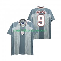 Camiseta 2ª Inglaterra SHEARER 9 1996 Retro Hombre Manga Corta