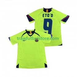 Camiseta 2ª FC Barcelona ETOO 9 2005 Retro Hombre 2006 Manga Corta