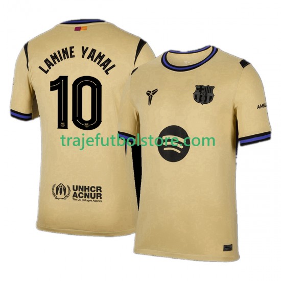 Camiseta 2ª FC Barcelona Lamine Yamal 10 UCL Hombre 2025-2026 Manga Corta