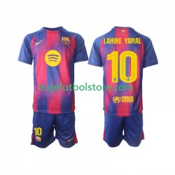 Camiseta 1ª FC Barcelona Lamine Yamal 10 Champions League Niño 2025-2026 Manga Corta
