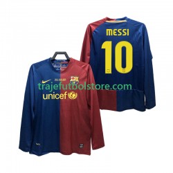 Camiseta 1ª FC Barcelona Lionel Messi 10 Champions League 2009 Retro Hombre 2008 ML
