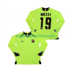 Camiseta 2ª FC Barcelona Lionel Messi 19 2005 Retro Hombre 2006 ML