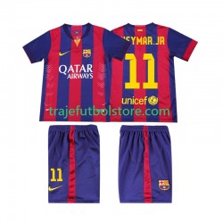 Camiseta 1ª FC Barcelona Neymar JR 11 2014 2015 Retro Niño Manga Corta
