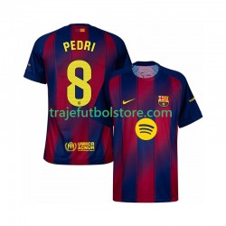 Camiseta 1ª FC Barcelona Pedri 8 Hombre 2025-2026 Manga Corta
