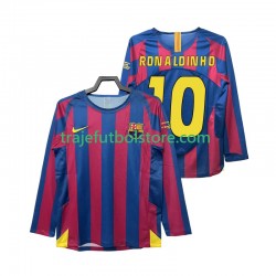 Camiseta 1ª FC Barcelona RONALDINHO 10 Champions League 2005 Retro Hombre 2006 ML