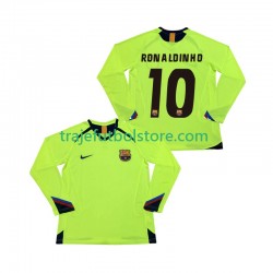 Camiseta 2ª FC Barcelona RONALDINHO 10 2005 Retro Hombre 2006 ML