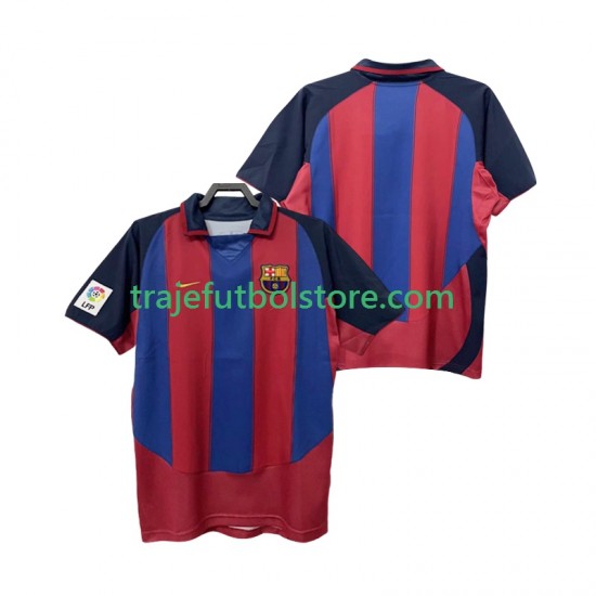Camiseta 1ª FC Barcelona 2003 Retro Hombre 2004 Manga Corta