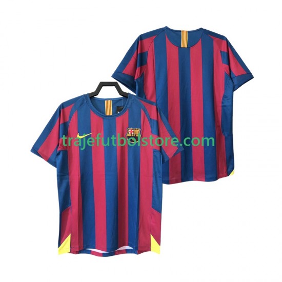 Camiseta 1ª FC Barcelona 2005 Retro Hombre 2006 Manga Corta