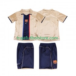 Camiseta 2ª FC Barcelona 2001 Retro Niño 2002 Manga Corta