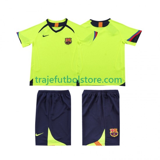Camiseta 2ª FC Barcelona 2005 Retro Niño 2006 Manga Corta