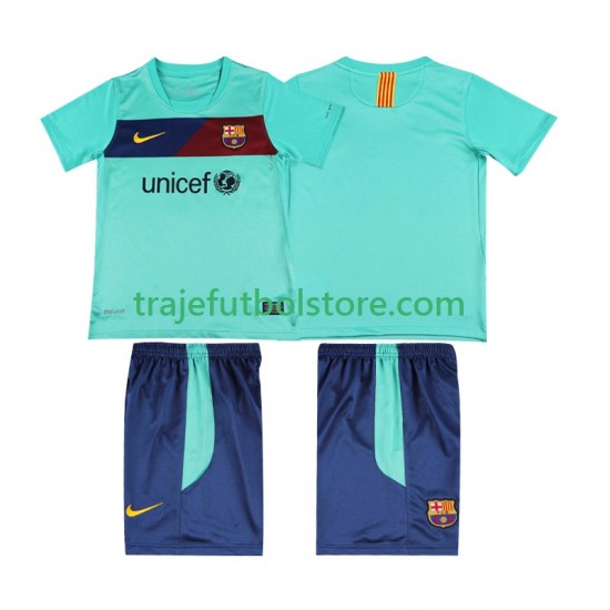 Camiseta 2ª FC Barcelona Retro Niño 2011 2010 Manga Corta