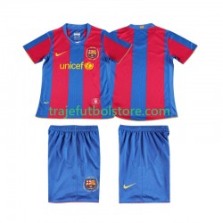 Camiseta 1ª FC Barcelona 2007 Retro Niño 2008 Manga Corta