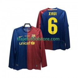 Camiseta 1ª FC Barcelona XAVI 6 Champions League 2009 Retro Hombre 2008 ML